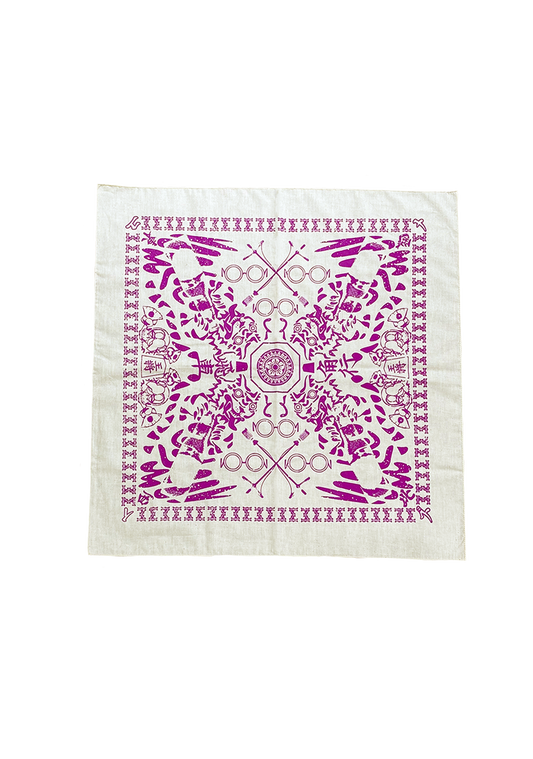 【YUMEIZU (NIIYAMA/SAYAKA) 】x HUNKY-DORY Bandanna (Purple)