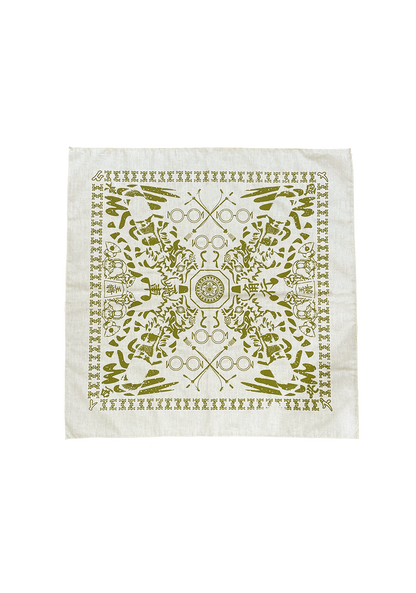 【YUMEIZU (NIIYAMA/SAYAKA) 】x HUNKY-DORY Bandanna (Matcha)