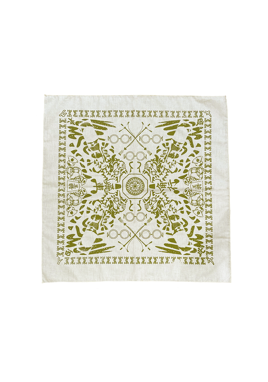 【YUMEIZU (NIIYAMA/SAYAKA) 】x HUNKY-DORY Bandanna (Matcha)