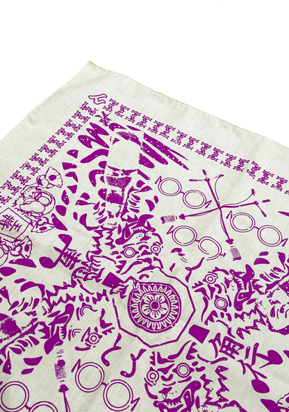【YUMEIZU (NIIYAMA/SAYAKA) 】x HUNKY-DORY Bandanna (Purple)