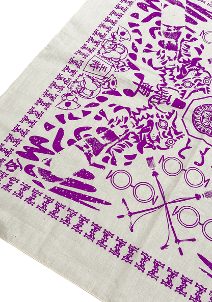 【YUMEIZU (NIIYAMA/SAYAKA) 】x HUNKY-DORY Bandanna (Purple)