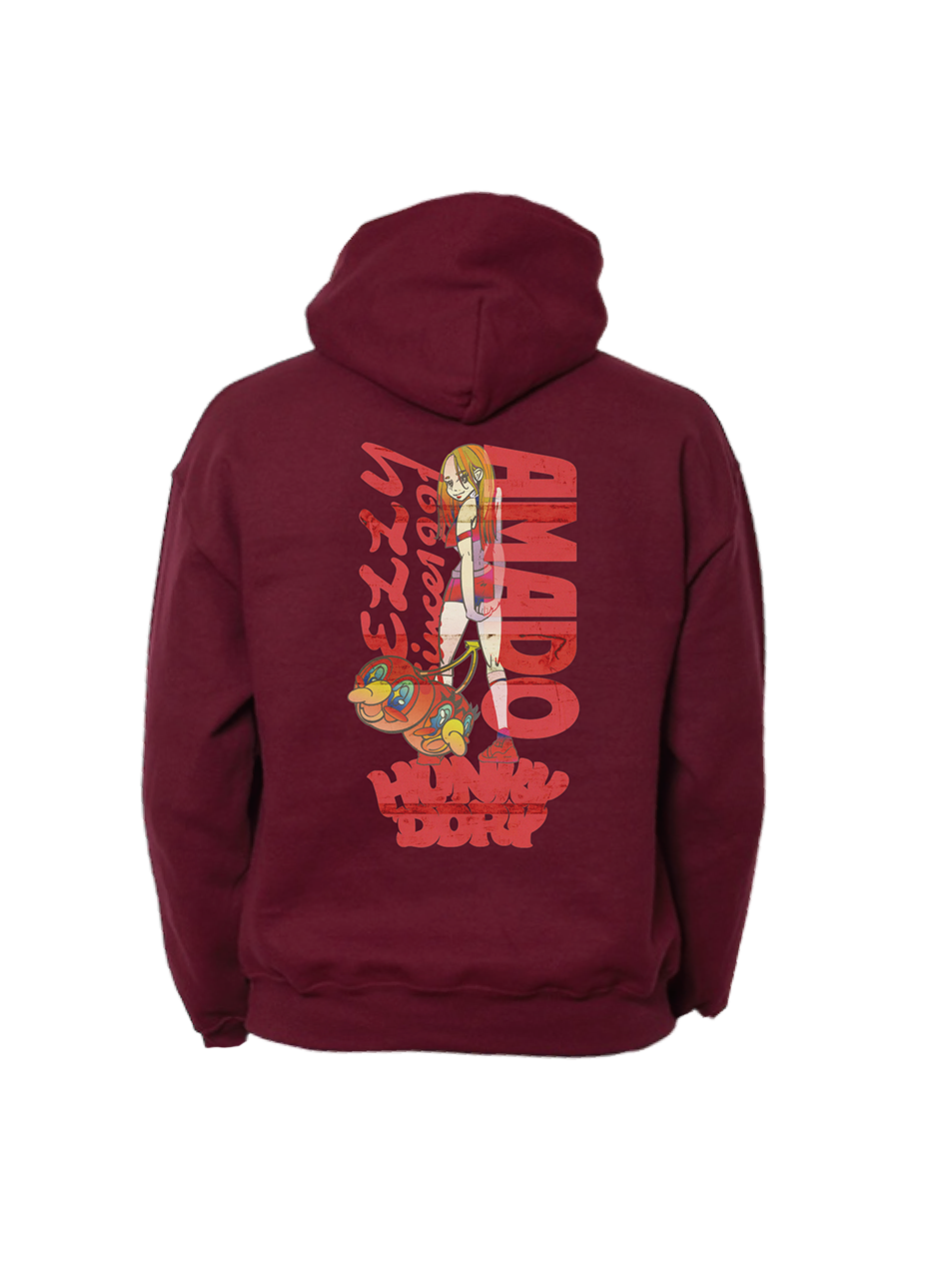 Limited 50 Pieces【 ELLY(EXID) 】x HUNKY-DORY collaboration Hoodie (WINE)