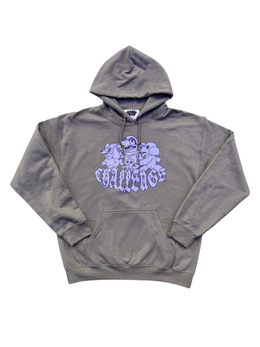 【TATSUYA OIWA x HUNKY-DORY】collaboration graphic hoodie(CGY/BPUR)