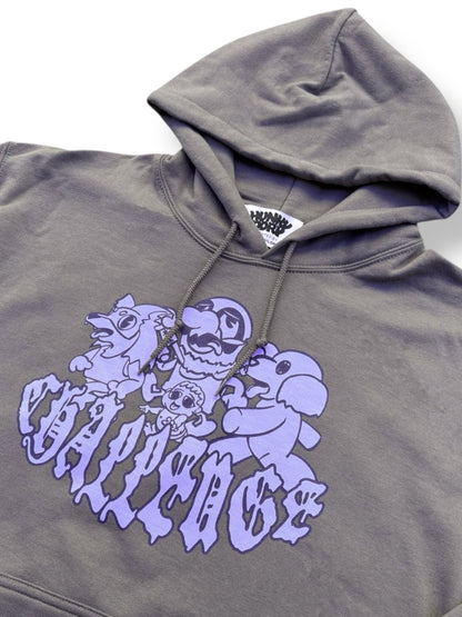 【TATSUYA OIWA x HUNKY-DORY】collaboration graphic hoodie(CGY/BPUR)