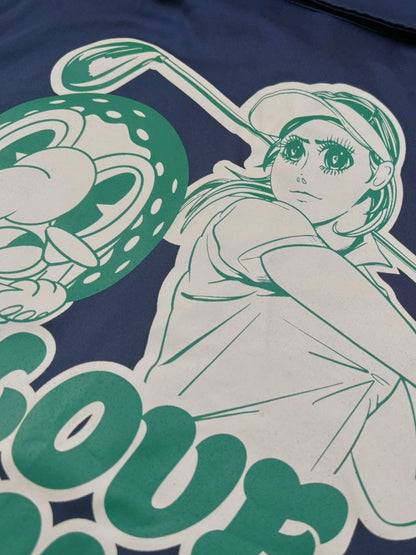 【NATSUKA HORI x HUNKY-DORY】graphic polo Tshirts (NVY)