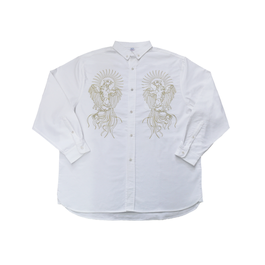 AN YO PARLOR  Double chest embroidery shirt