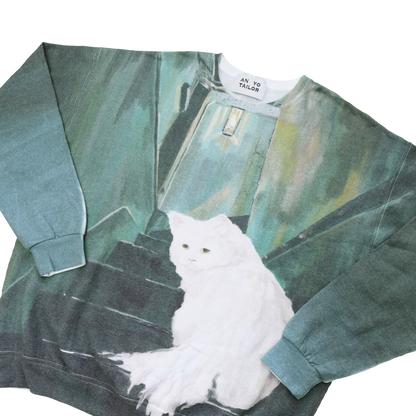 AN YO PARLOR  Full graphic Sweat 《CAT WALK》