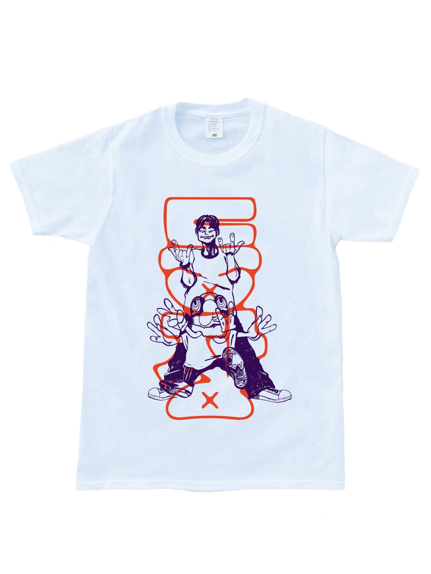 U-kwon (Block B) x HUNKY-DORY collaboration limited T-shirts (WH)
