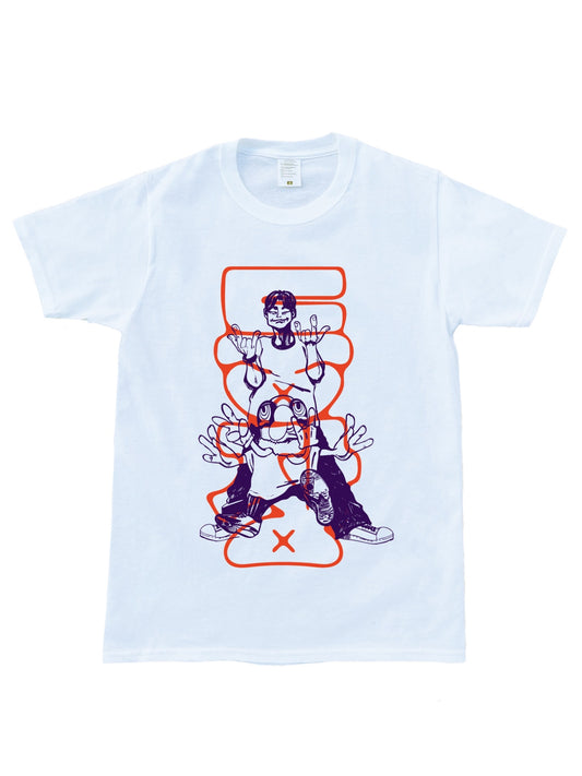 U-kwon (Block B) x HUNKY-DORY collaboration limited T-shirts (WH)