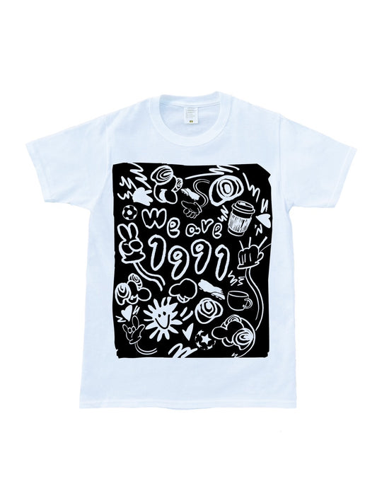 91 channel x HUNKY-DORY collaboration limited T-shirts (WH)