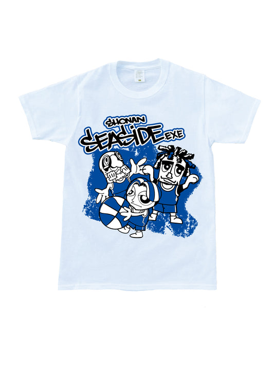 SHONAN SEASIDE EXE x HUNKY-DORY collaboration limited T-shirts (WH)