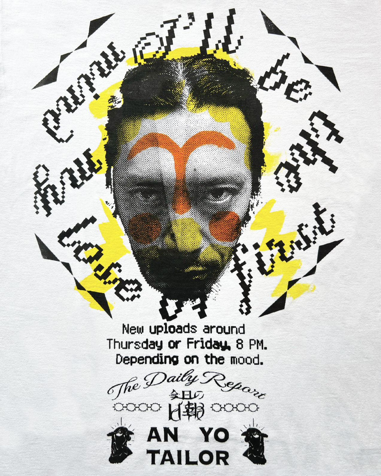 《今日の日報》Official goods T-shirt　Size L