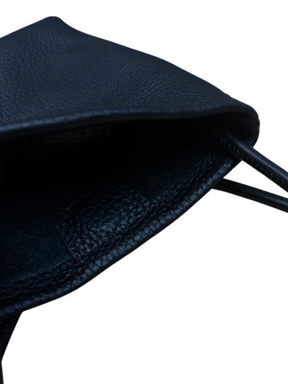 【YUMEIZU x HUNKY-DORY】collaboration Real leather Musette (BLK)