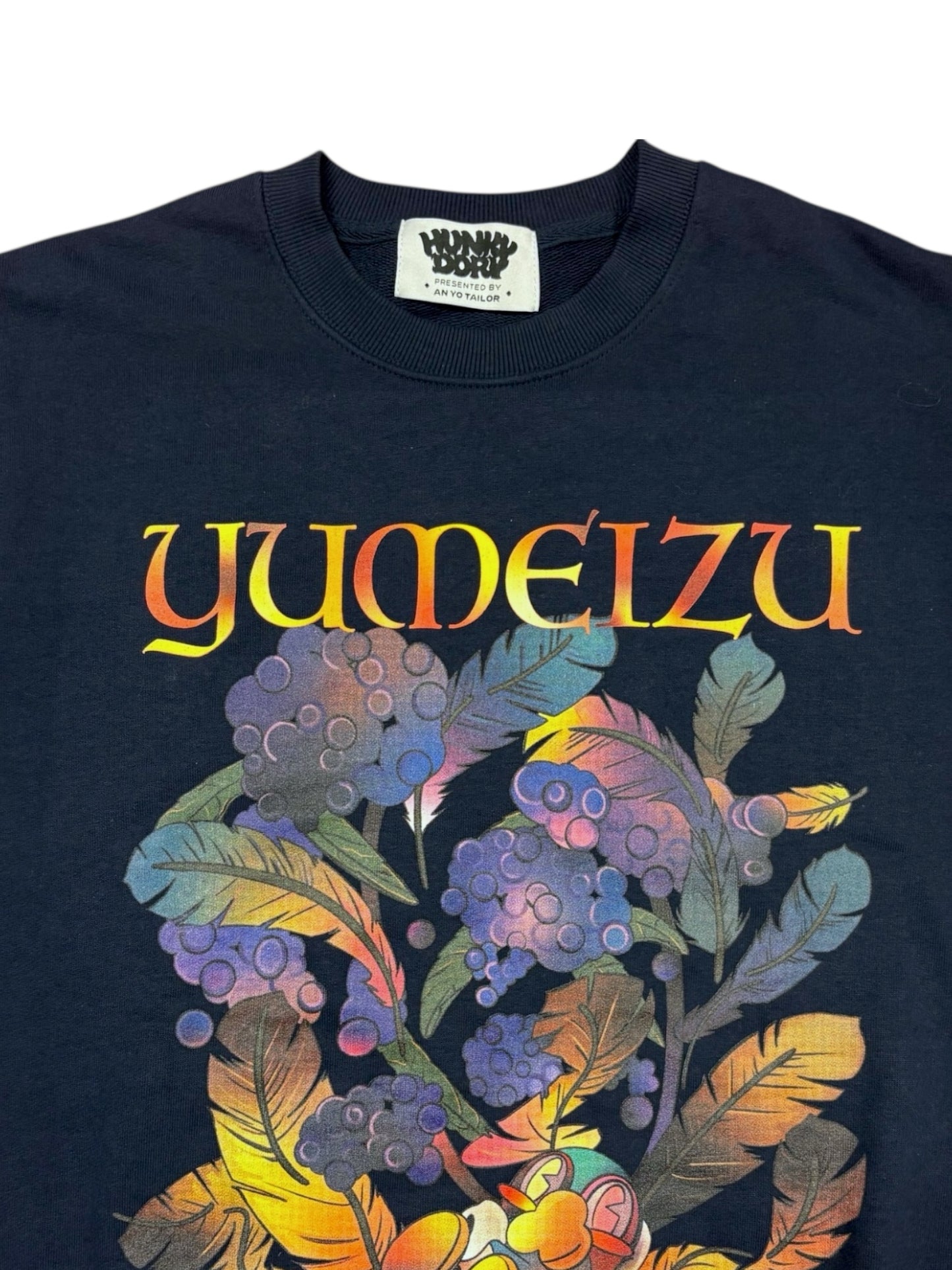 【YUMEIZU x HUNKY-DORY】collaboration graphic Sweat (NVY)